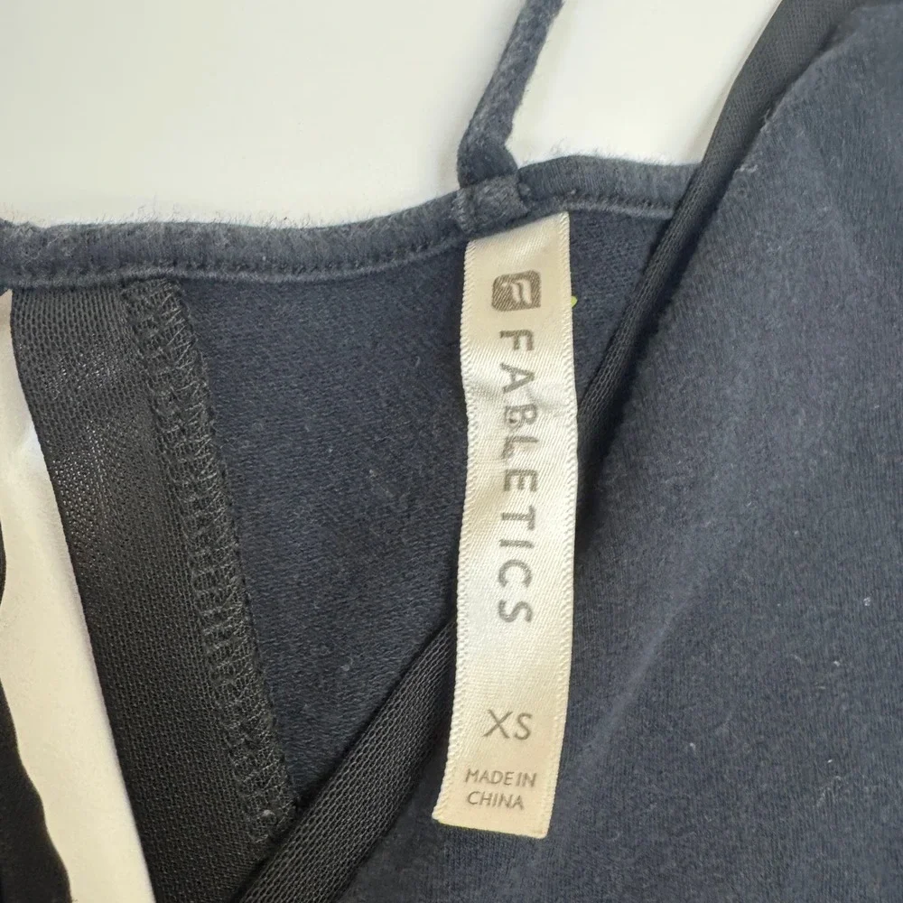 Fabletics Jumpsuit Womens XS Black Athleisure Loungewear Gorpcore